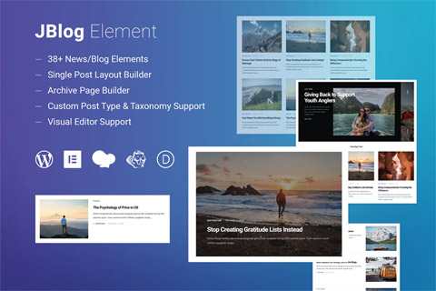 WordPress плагин CodeCanyon JBlog Elements