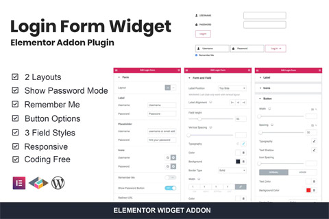 WordPress плагин CodeCanyon Login Form Widget