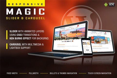 WordPress плагин CodeCanyon Magic Responsive Slider and Carousel