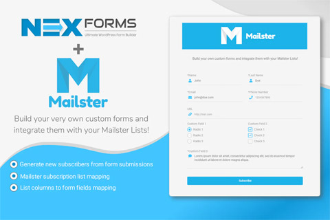 CodeCanyon Mailster For NEX-Forms