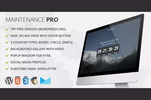 WordPress плагин CodeCanyon Maintenance Pro