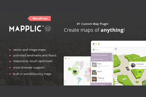 WordPress плагин CodeCanyon Mapplic