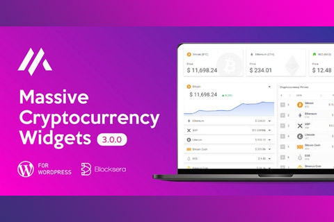 WordPress плагин CodeCanyon Massive Cryptocurrency Widgets