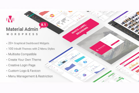 WordPress плагин CodeCanyon Material Admin