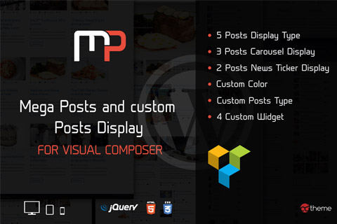 CodeCanyon Mega Posts Display for Visual Composer