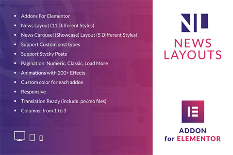 CodeCanyon News Layouts For Elementor