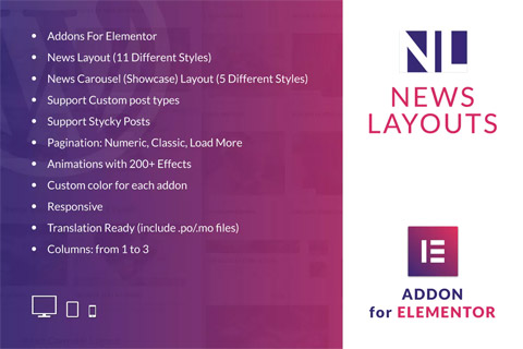 WordPress плагин CodeCanyon News Layouts