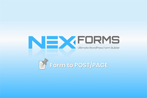 CodeCanyon NEX-Forms Form to Post Page