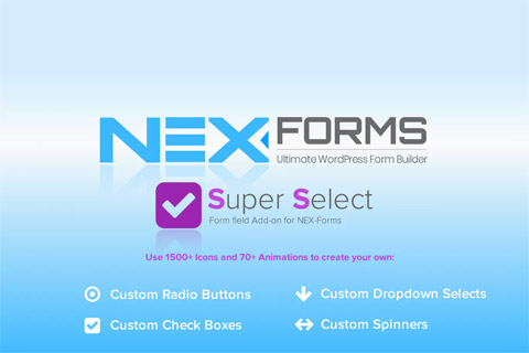 WordPress плагин  CodeCanyon NEX-Forms Super Selection Form Field