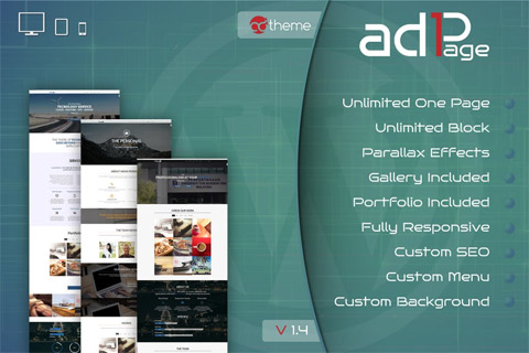 WordPress плагин CodeCanyon Parallax One Page Builder