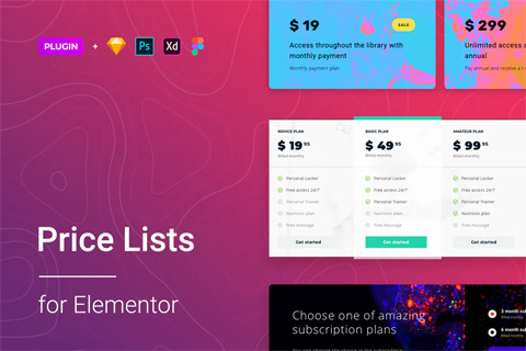 CodeCanyon Price List for Elementor
