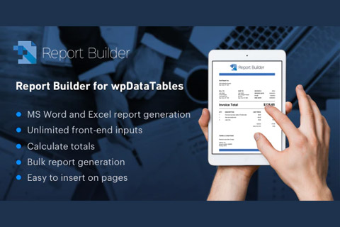 WordPress плагин CodeCanyon Report Builder