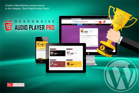 WordPress плагин CodeCanyon Responsive HTML5 Audio Player Pro