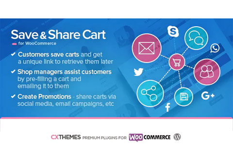 WordPress плагин CodeCanyon Save & Share Cart for WooCommerce