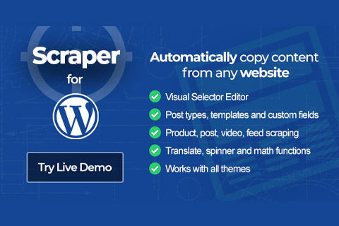 WordPress плагин CodeCanyon Scraper