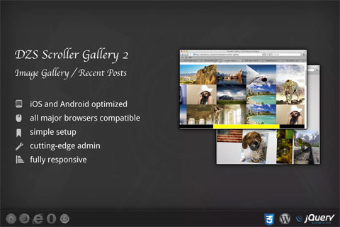 WordPress плагин CodeCanyon Scroller Gallery