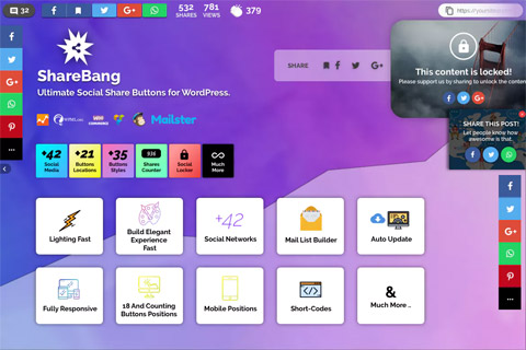 WordPress плагин CodeCanyon ShareBang