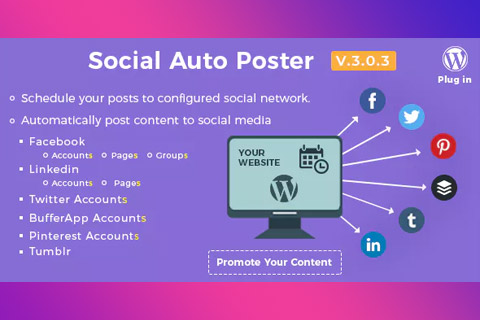 WordPress плагин CodeCanyon Social Auto Poster