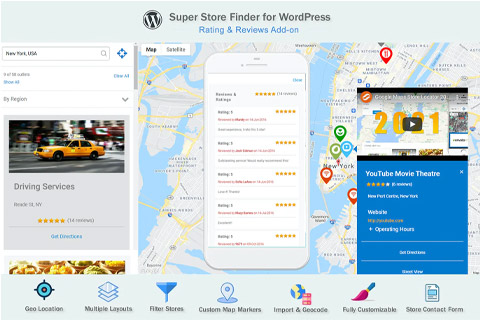 WordPress плагин CodeCanyon Social Store Locator