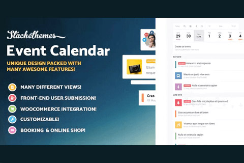 CodeCanyon Stachethemes Event Calendar