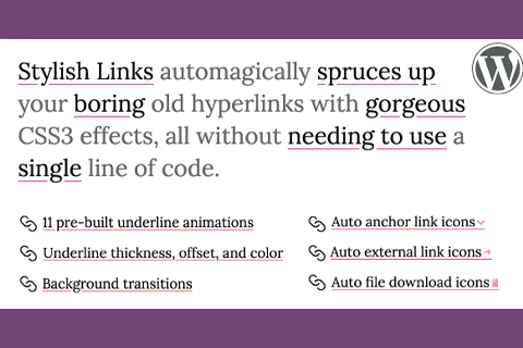 WordPress плагин CodeCanyon Stylish Links Pro