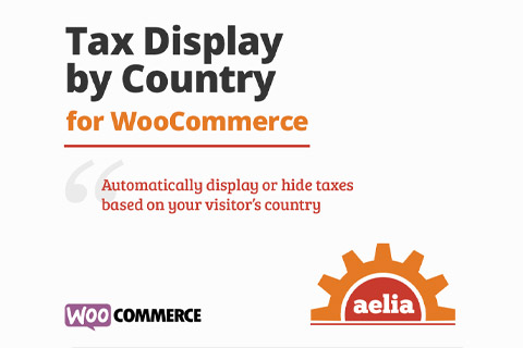WordPress плагин CodeCanyon Tax Display by Country for WooCommerce