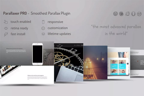 CodeCanyon The Parallaxer WP