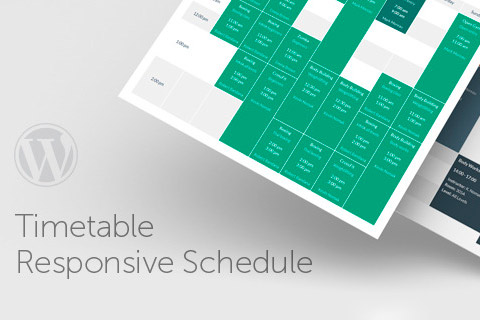 CodeCanyon Timetable Responsive Schedule