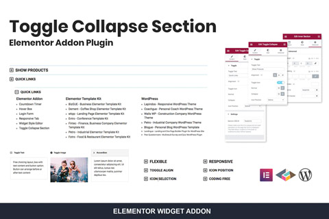 WordPress плагин CodeCanyon Toggle Collapse Section