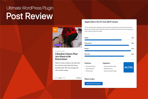 WordPress плагин CodeCanyon Ultimate Post Review