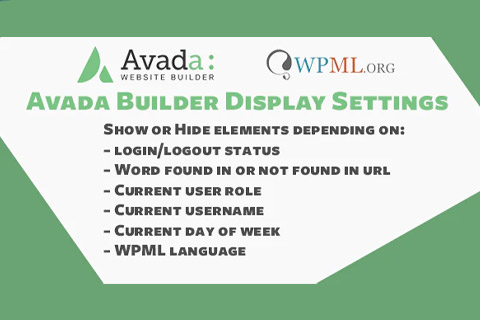 CodeCanyon Avada Builder Display Settings