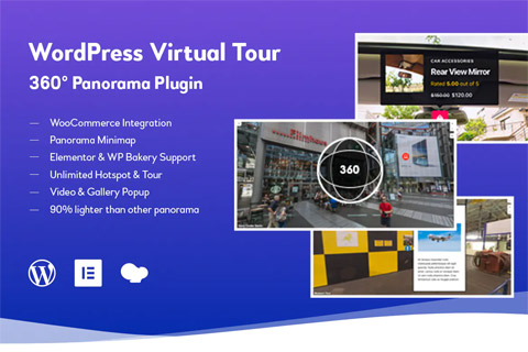 WordPress плагин CodeCanyon Virtual Tour 360 Panorama