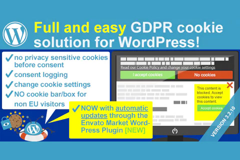 WordPress плагин CodeCanyon WeePie Cookie Allow