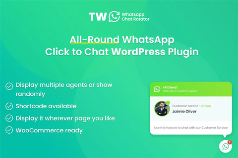 WordPress плагин CodeCanyon WhatsApp Chat For WooCommerce