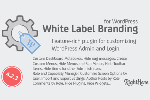 WordPress плагин CodeCanyon White Label Branding