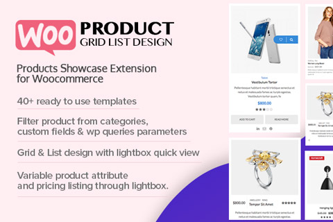 WordPress плагин CodeCanyon WOO Product Grid List Design