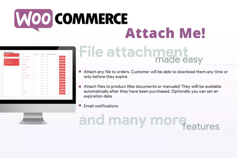 WordPress плагин CodeCanyon WooCommerce Attach Me