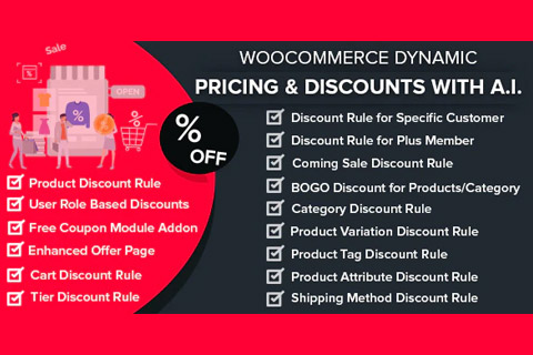 WordPress плагин CodeCanyon WooCommerce Dynamic Pricing & Discounts with AI