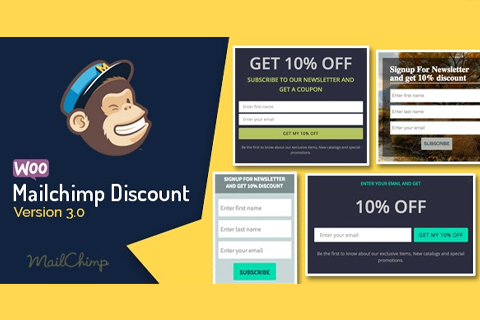 WordPress плагин CodeCanyon Woocommerce Mailchimp Discount