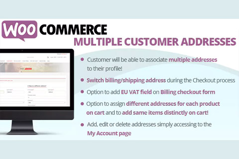 WordPress плагин CodeCanyon WooCommerce Multiple Customer Addresses