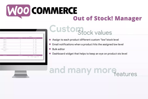 WordPress плагин CodeCanyon WooCommerce Out of Stock Manager