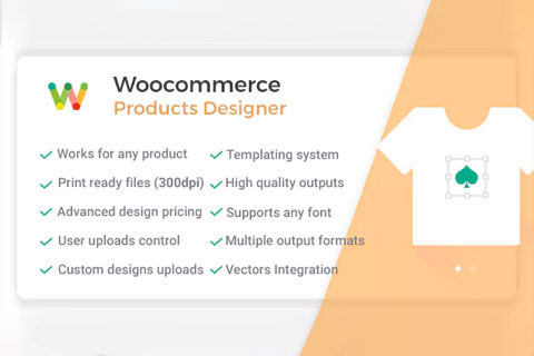 WordPress плагин CodeCanyon Woocommerce Products Designer
