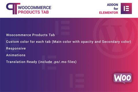 WordPress плагин CodeCanyon WooCommerce Products Tab for Elementor