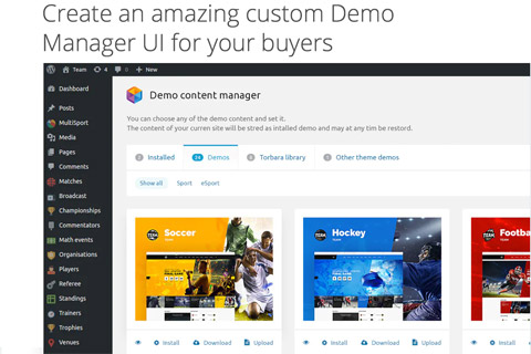 CodeCanyon WordPress Demo Content Manager