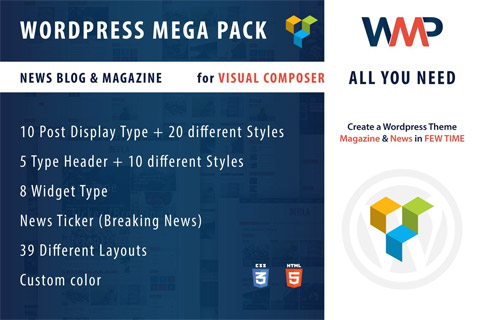 WordPress плагин CodeCanyon Wordpress Mega Pack