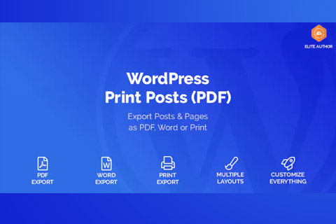 WordPress плагин CodeCanyon WordPress Print Posts and Pages