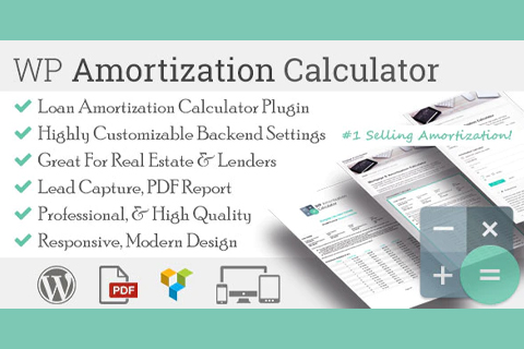 WordPress плагин CodeCanyon WP Amortization Calculator