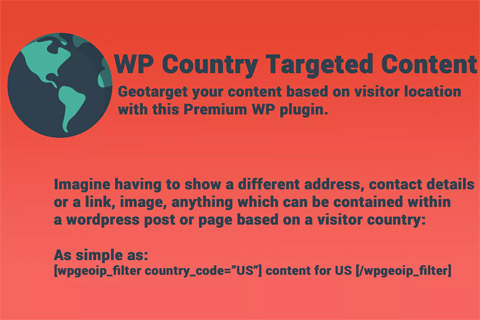 WordPress плагин CodeCanyon WP Country Targeted Content