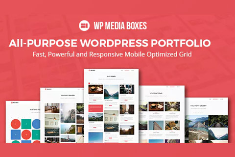 WordPress плагин CodeCanyon WP Media Boxes Portfolio