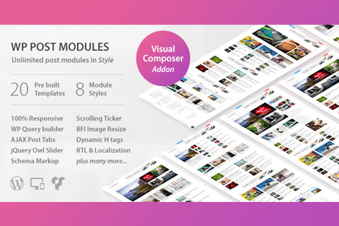 WordPress плагин CodeCanyon WP Post Modules